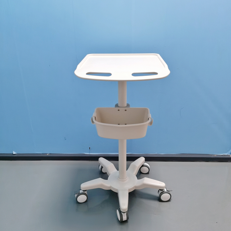 ZQ-YQ-U050PR Medical Altura fija ECG Hospital Cart de ECG con cesta