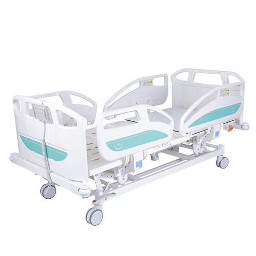 ZQ-BE5-DC06 Cama de hospital eléctrico multifunción con rieles de seguridad