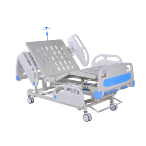 Cama de hospital médica de manivela ajustable portátil con control manual 3