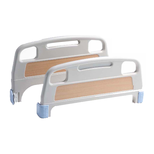 Cabecero y pie de cama de ABS de hospital para cabecero de cama médica