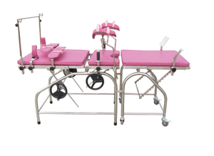 Cama de parto ginecológica manual de equipamiento médico económica ZQ-GTM03