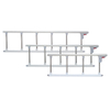 La barandilla para las camas de hospital seis perfiles de aluminio fortalece el carril lateral de la cama
