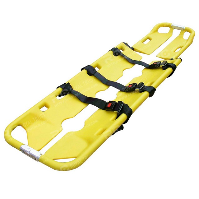 Camilla de emergencia de pala de aleación de aluminio ZQ-CS-4D para ambulancia