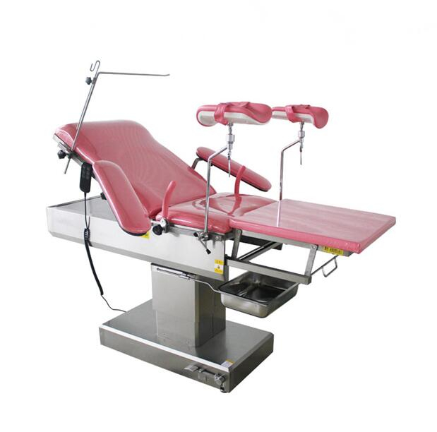 Mesa de examen de ginecología eléctrica, silla, camas de parto obstétrico