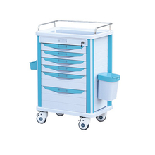 ZQ-MT620-01H Carrido de medicina cerrada multipropósito con 6 cajones para las UCI