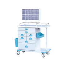 ZQ-AT690-08H Fabricante Anestesia Trolley Cart con diseño de cajones personalizables