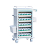 Carrido de medicina de metal zq-mt630 con almacenamiento multifunción