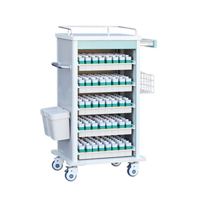 Carrido de medicina de metal zq-mt630 con almacenamiento multifunción