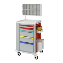 ZQ-AT-610-01H Hospital Anestesia Cart con opciones de almacenamiento avanzado