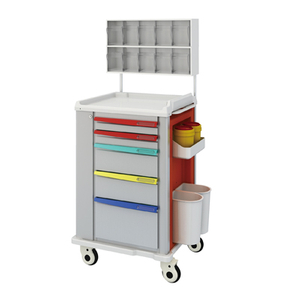 ZQ-AT-610-01H Hospital Anestesia Cart con opciones de almacenamiento avanzado