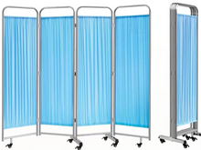 Precio de fábrica Hospital plegable Clínica Médica Pantalla Hospital de acero inoxidable Pantalla dividida
