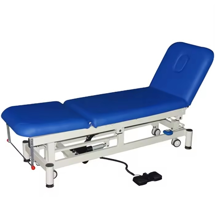 ZQ-EC05-R106 Cama de examen de la clínica de China con mesa de tratamiento para la venta