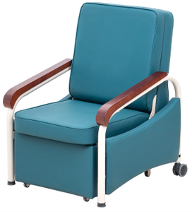 Silla de asistente de hospital plegable ZQ-NC13-P6 | Asiento reclinable para dormir del paciente