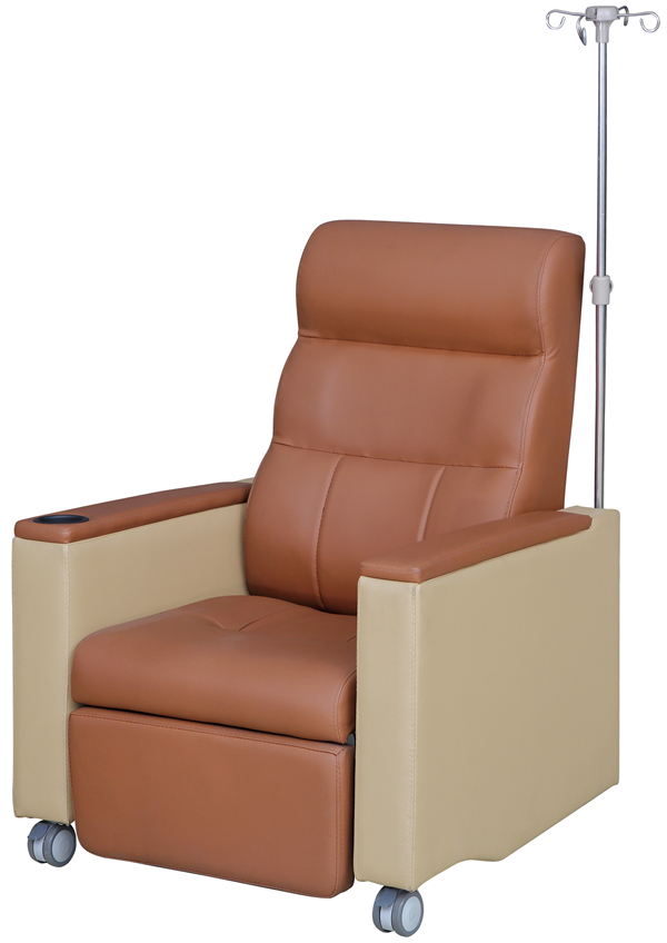 Silla reclinable médica eléctrica, silla de hospital duradera con ruedas