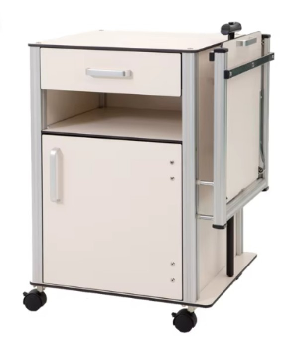 ZQ-GB01Y CARTO MÉDICO HPL AJUSTABLE CON TECLA DE PARTIR Y RASTERS SILENTES