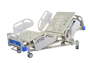 Cama de hospital ajustable ZQ-BE4-20B con ABS Panels | Cama médica eléctrica