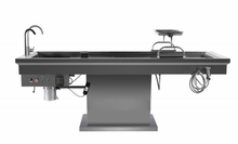  Mesa de autopsia de acero inoxidable ZQ-RD-A-03 304 con ventilación y pulverizador