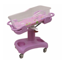 ZQ-BC01 Bed de cuna de bebé recién nacido ABS ajustable con soporte de resorte de gasolina