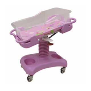 ZQ-BC01 Bed de cuna de bebé recién nacido ABS ajustable con soporte de resorte de gasolina