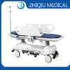 ZQ-TSH-02Q Hospital Sala de emergencias Transferencia de paciente Camilla de camilla médica con rueda de 200 mm