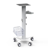 Carrido de ventilador de aluminio ZQ-YQ-VB05 con estante ajustable y ruedas de freno