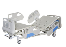 Cama de hospital eléctrico ZQ-BE4-12B con rieles ABS y RCP de emergencia | Cama médica ajustable