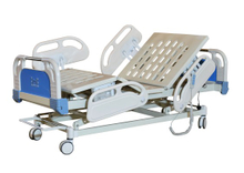 ZQ-BE3-7B Cama de hospital eléctrica duradera con superficie de lecho de estampado | Fabricante de China