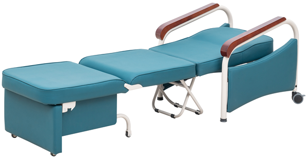 Silla de asistente de hospital plegable ZQ-NC13-P6 | Asiento reclinable para dormir del paciente