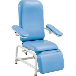 ZQ-TX10-B100C Hospital PVC Silla de donación de sangre de cuero Manual ajustable Silla de diálisis reclinable