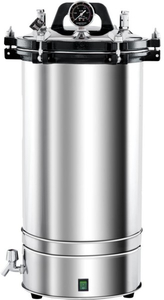 ZQ-PA208A 18L/24L/30L SUS304 Autoclave de presión de vapor portátil 