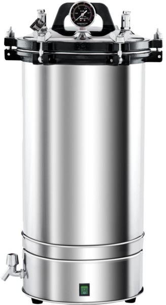 ZQ-PA208A 18L/24L/30L SUS304 Autoclave de presión de vapor portátil 