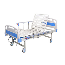 Muebles de hospital de China Camas médicas manuales asequibles con 2 manivelas