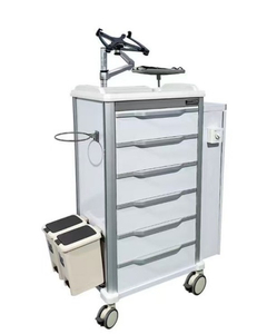 ZQ-CT650Y Durable Medical Difícil Virgle Cart de intubación con cajones ABS