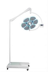ZQ-SL600A Lámpara sin sombras de cirugía LED con luz de operación LED tipo pétalo de un solo brazo