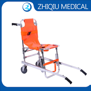 ZQ-SC5A Camilla de silla de escalera de emergencia para hospital, plegable, flexible, de aleación de aluminio, venta al por mayor, a la venta