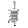 ZQ-YQ-EHR1W Endoscopio portátil de la máquina de trabajo de la máquina con ruedas de bloqueo