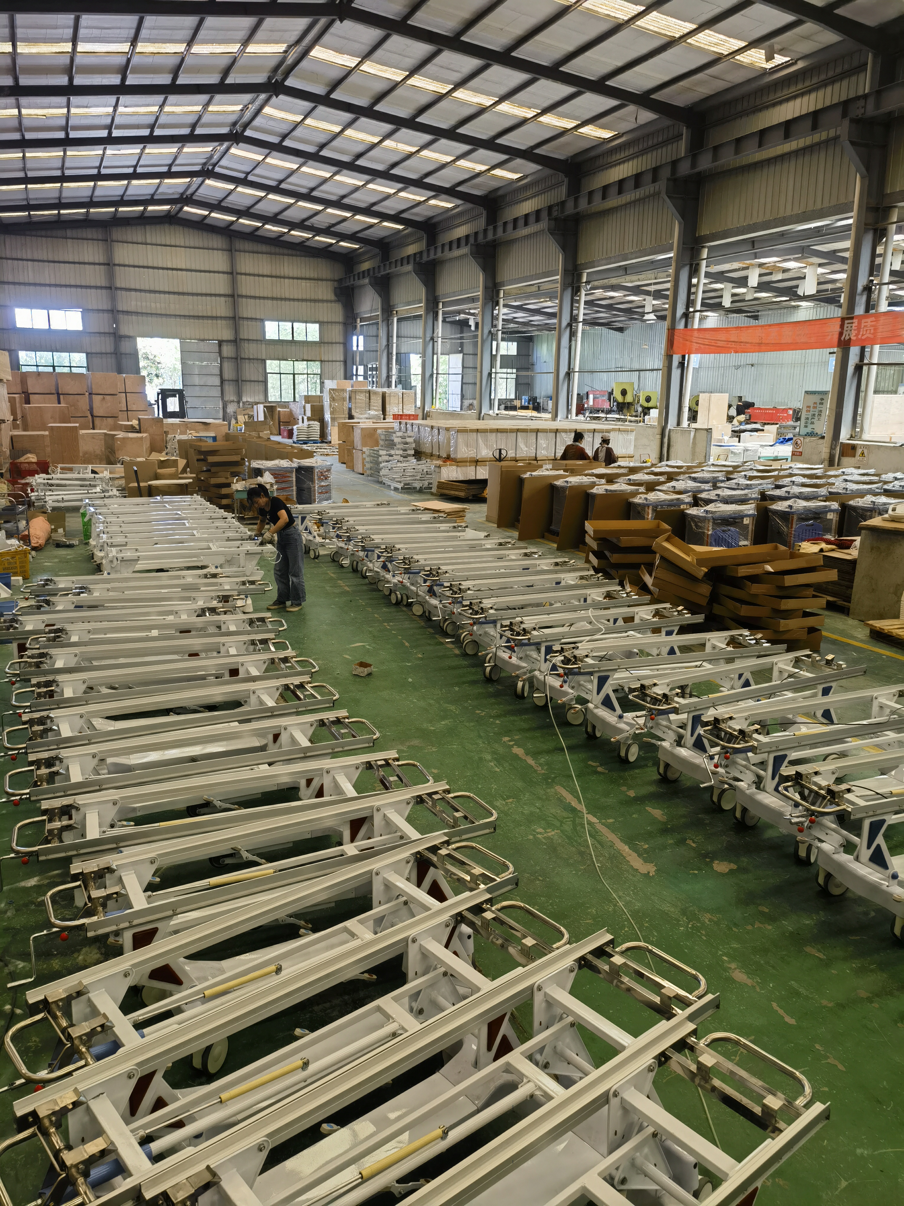 Medical Stretcher assemble and inspection