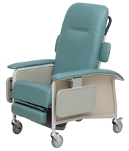 ZQ-RC02 Silla médica reclinable de 3 posiciones con mesa de bandeja | Durable y cómodo