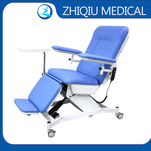 ZQ-TX7-B180 Ajuste eléctrico Silla de recolección de sangre Presidente de flebotomía Hemodiálisis de diálisis