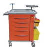ZQ-E670-C13 carro de emergencia de aluminio liviano con cajones: almacenamiento médico duradero y móvil