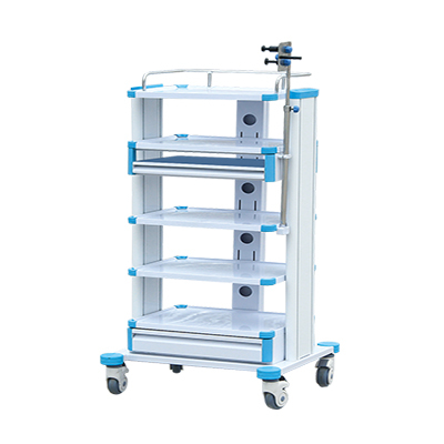 ZQ-YQ02 Hospital endoscopia móvil Trolley Equipment Medical Equipment con ruedas