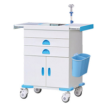 Medicamentos ZQ-ET680-01H para carro de instrumentos de emergencia con rueda