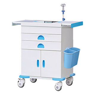 ZQ-ET680-01H Carro Hospitalario para Medicación con 48 Compartimentos