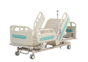 Cama de hospital eléctrico de 5 funciones ZQ-BE4-1B con altura ajustable y auto-contorno-Fabricante de China
