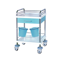 ZQ-CT620-05H Medicina y medicina Cure carro de choque médico con dimensiones de cajón ajustable