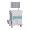 ZQ-AT690-03H Carrido de anestesia de acero de metal con 5 cajones para hospitales 