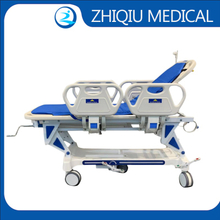 ZQ-TSM-02H Manual Crank Transfirectora de transferencia de pacientes con cuatro riel lateral para vender 