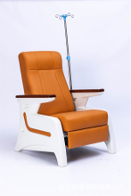 Silla de infusión médica ZQ-SY06-F1 con asiento acolchado | Ideal para la comodidad del paciente