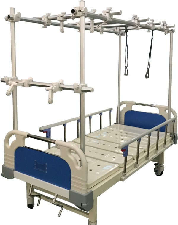 ZQ-MOT02D Manual Crank Orthopedic Bed | Ajustable | Grado médico | Certificado por CE