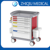 ZQ-MT-840-02H ABS Medicine Trolley con cajones cerrados para hospitales